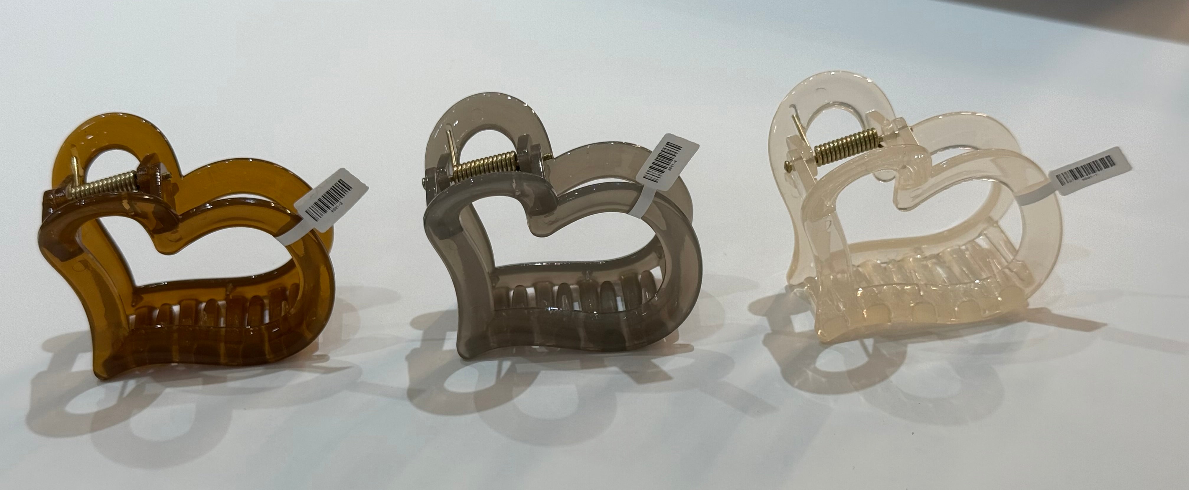 Heart hair clip h060