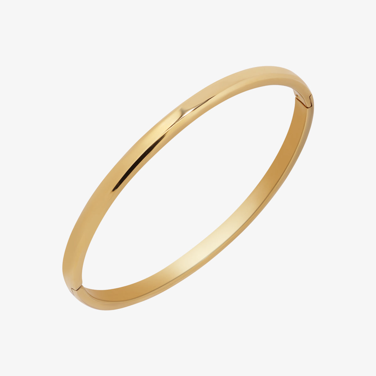 Thin Bangle featuring a precision-crafted, minimalist design with a slender profile, offering versatile style and durable elegance for any occasion.
