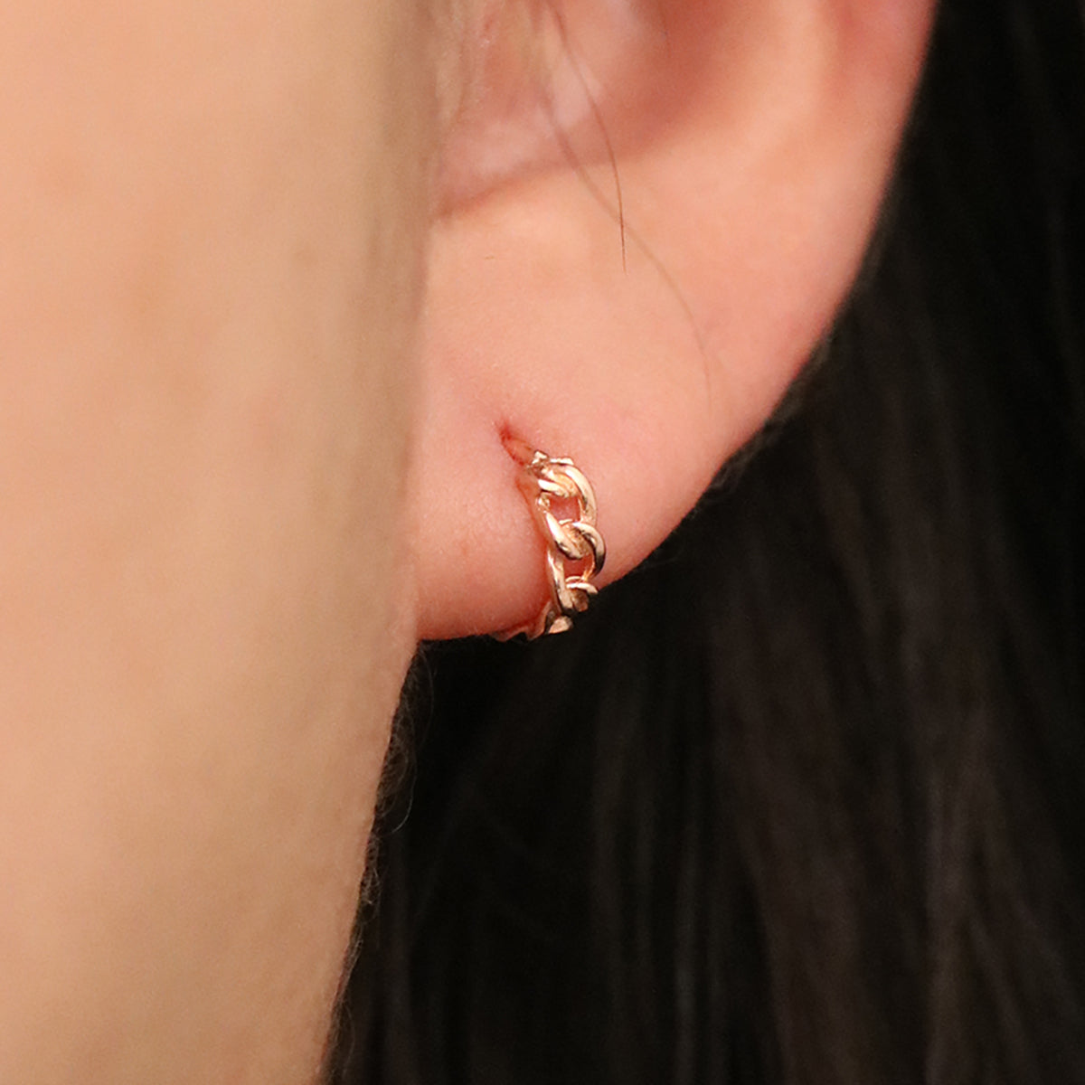 8mm Rope Huggie Earrings