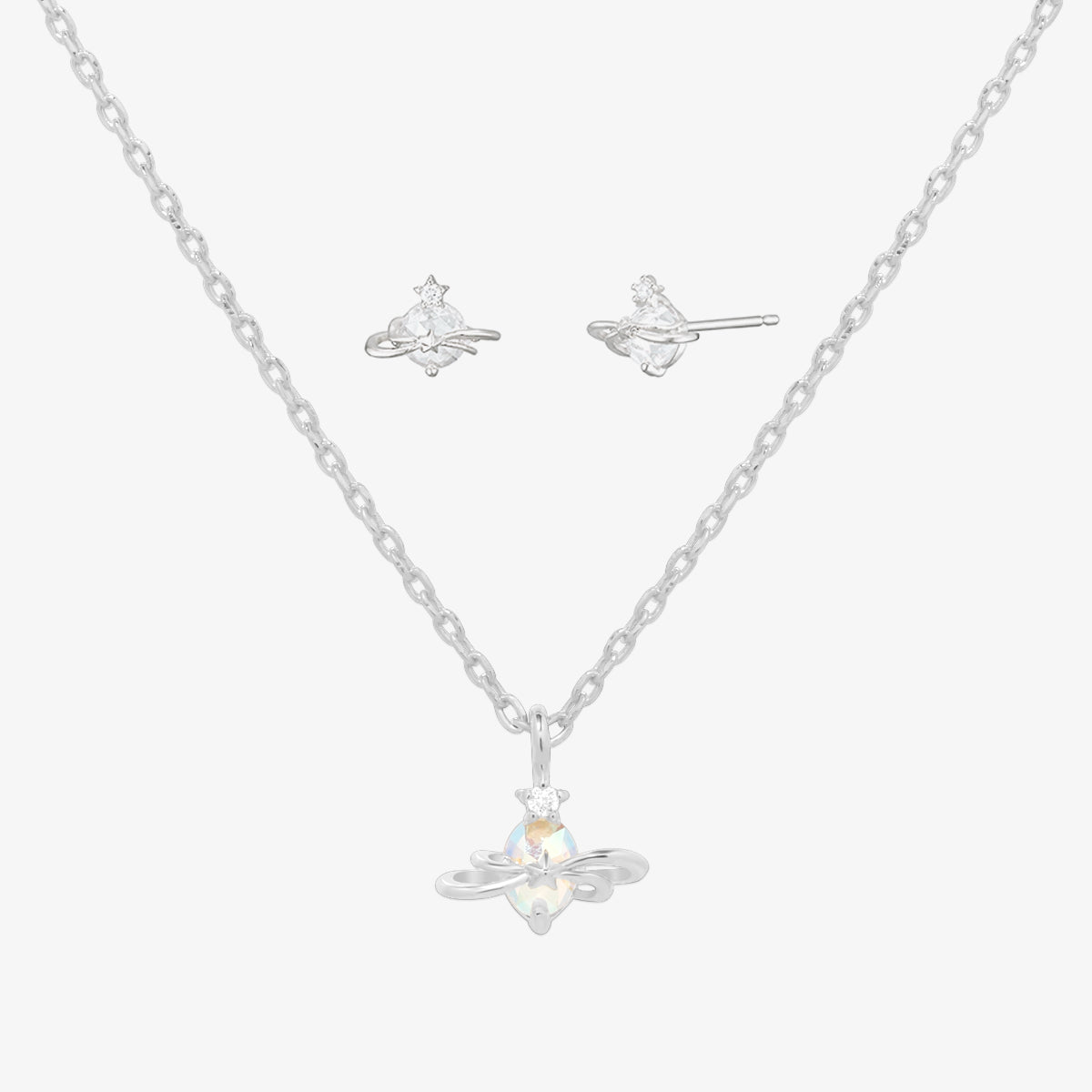 Princess saturn set in Silver