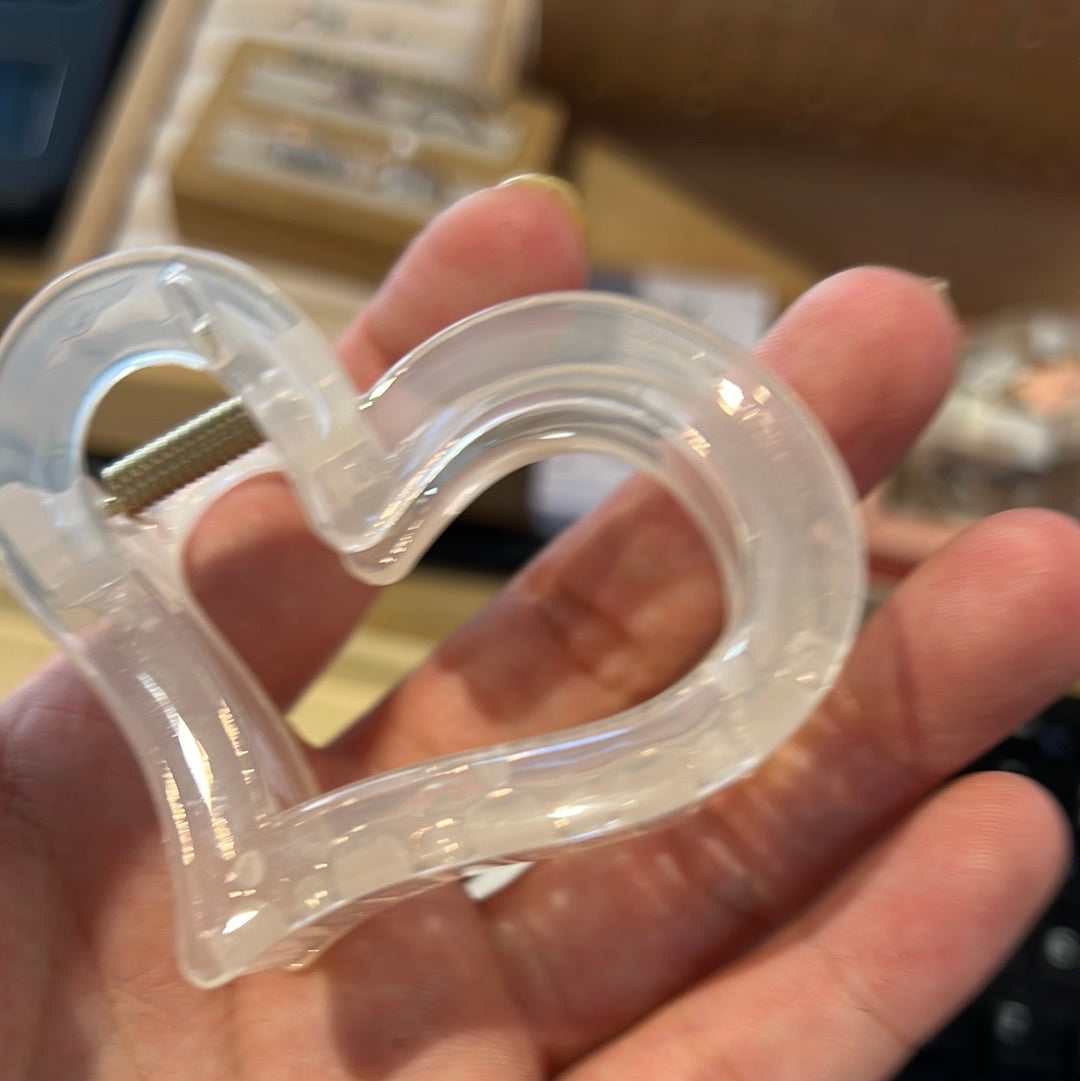 Heart hair clip h060