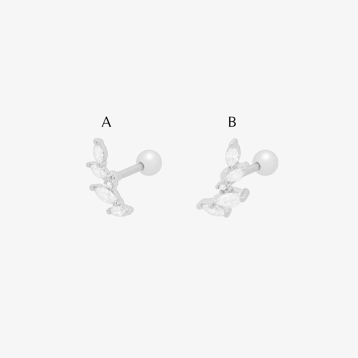 Stacked crystal piercing