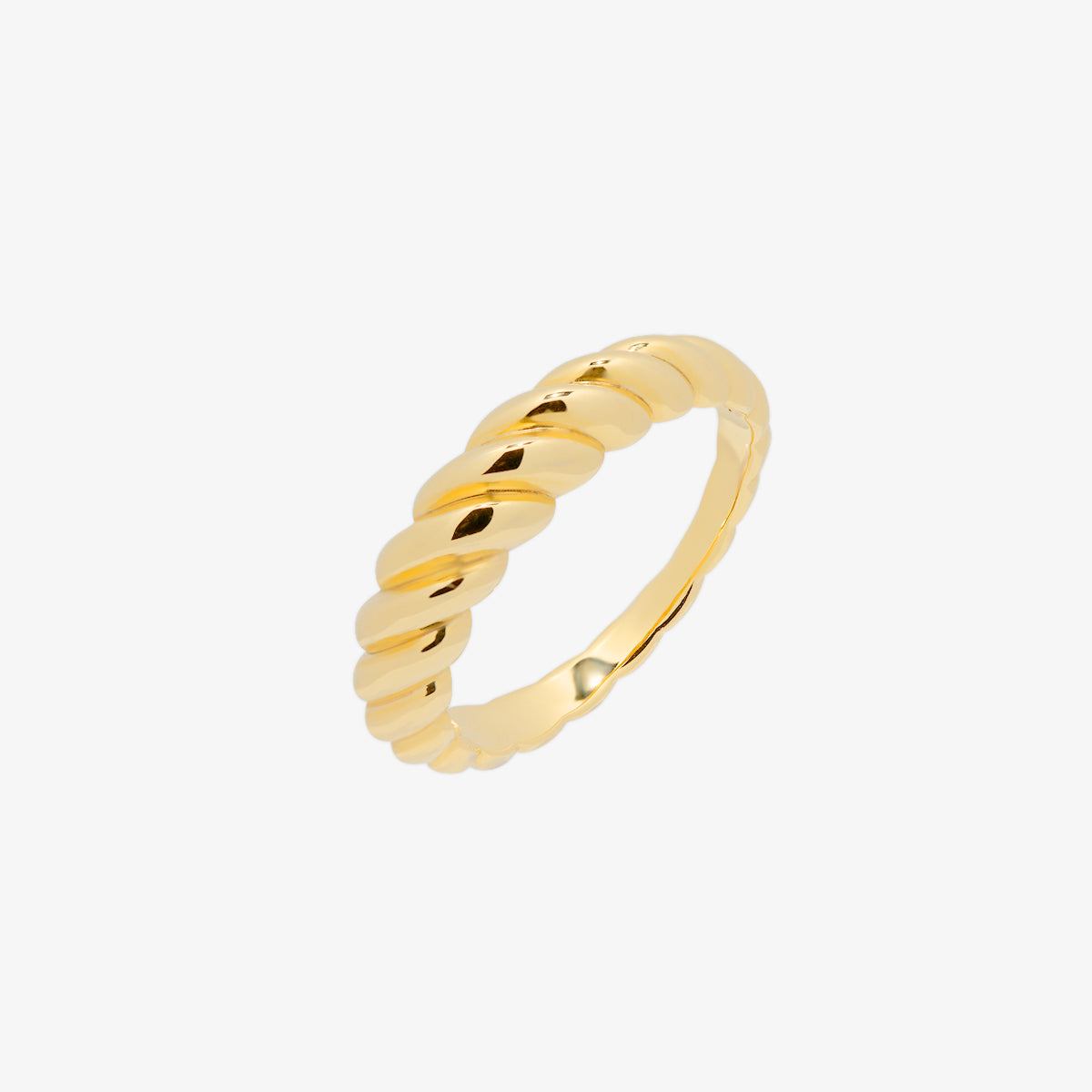 Oval Shaped Screw Band Ring