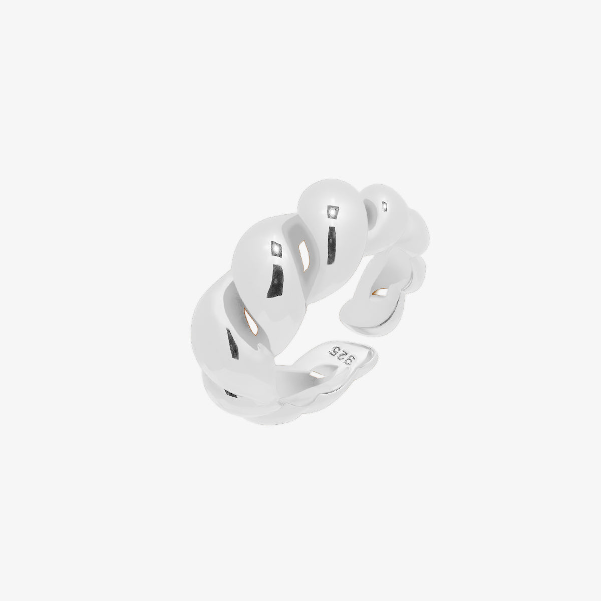 Chunky Screw-Shaped Ring