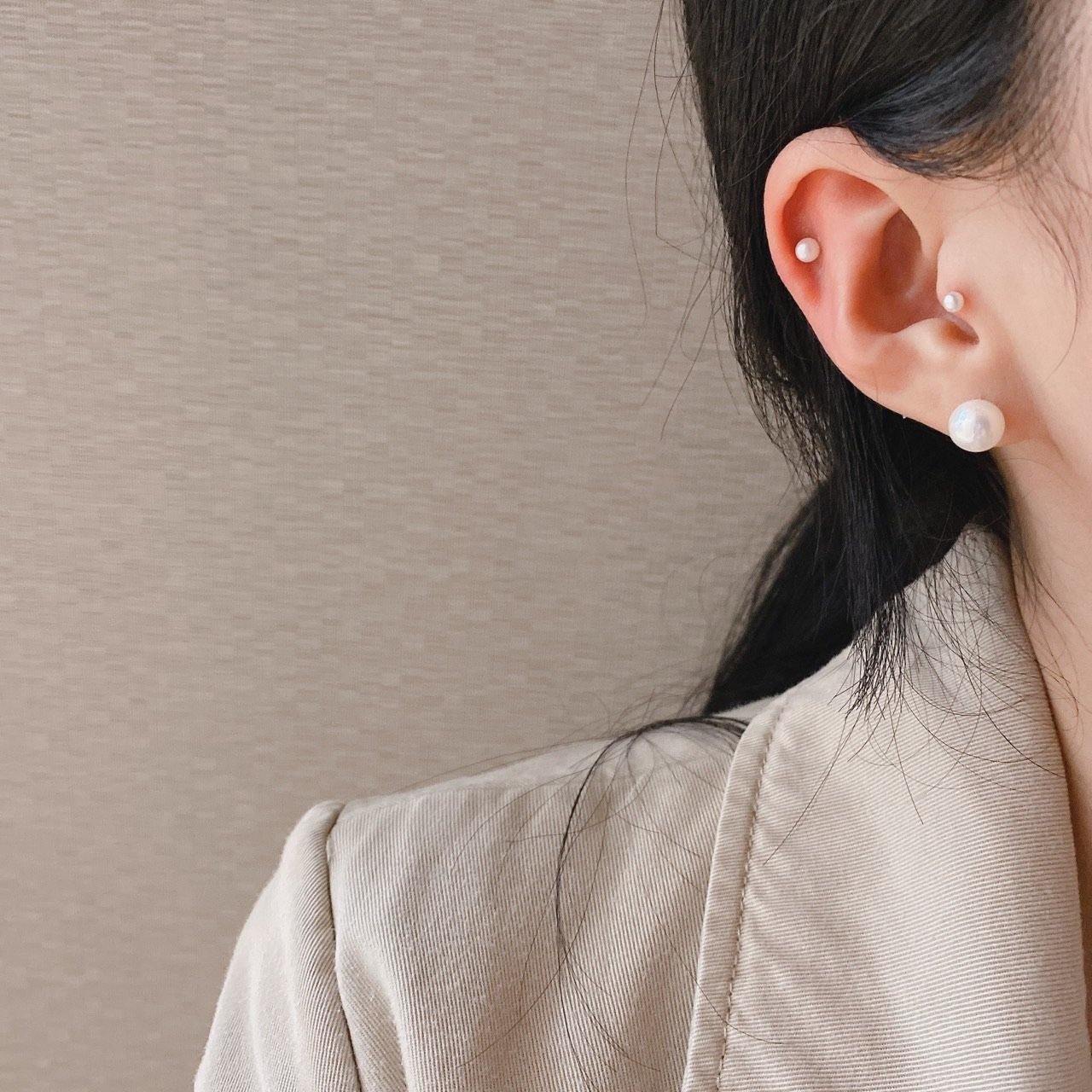 Fresh water pearl barbell - NABILONDON