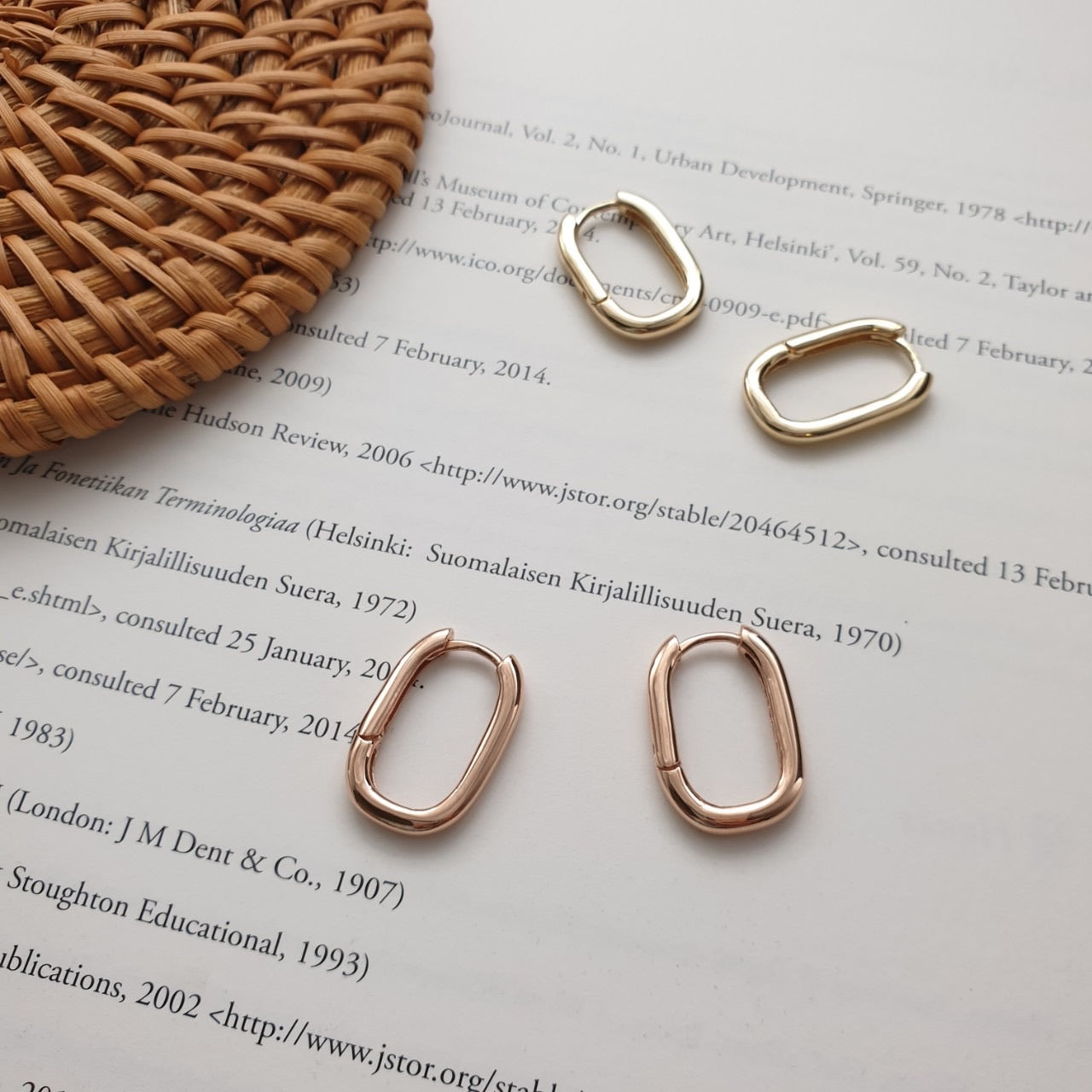 Bold one touch earrings