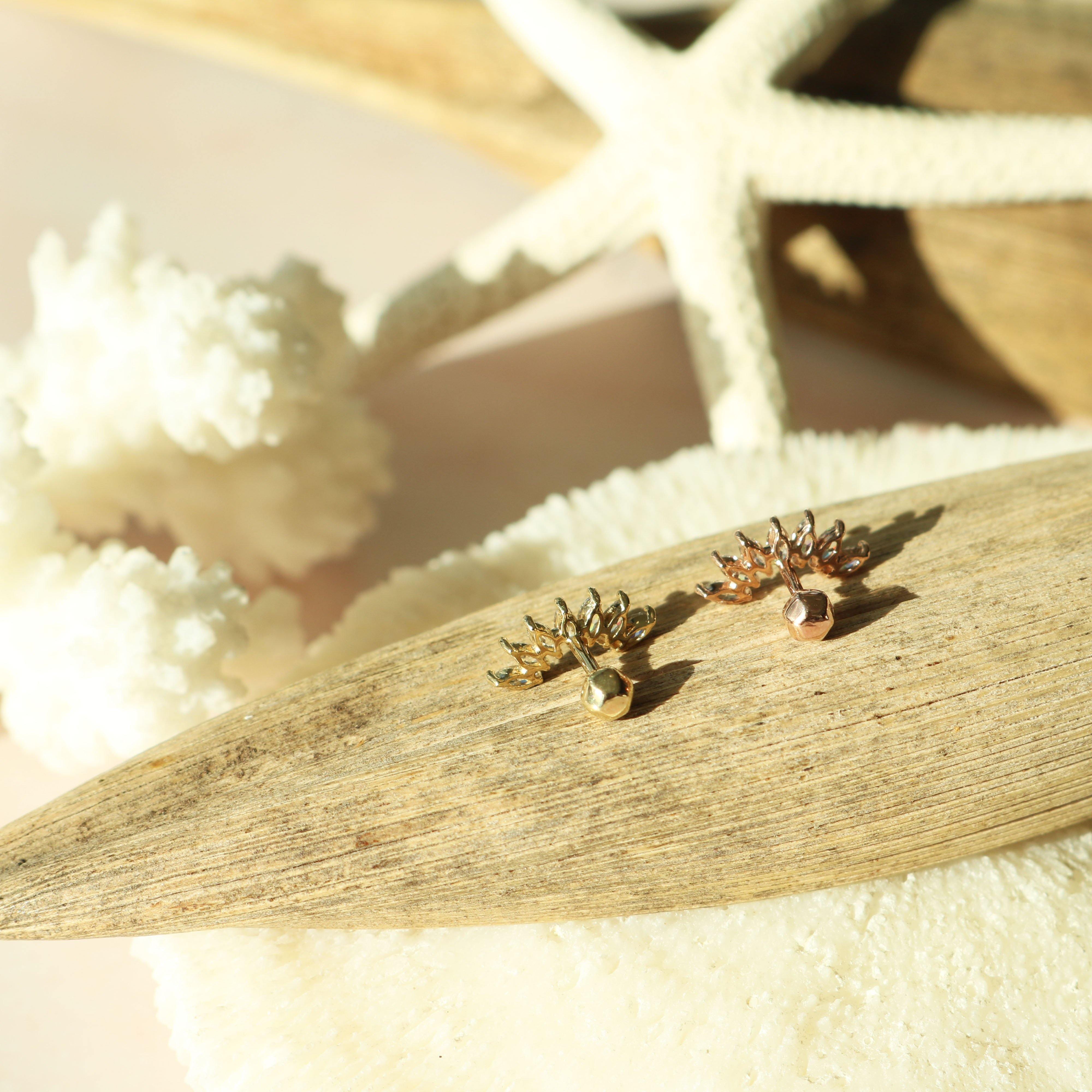 Crystal wing barbell - NABILONDON