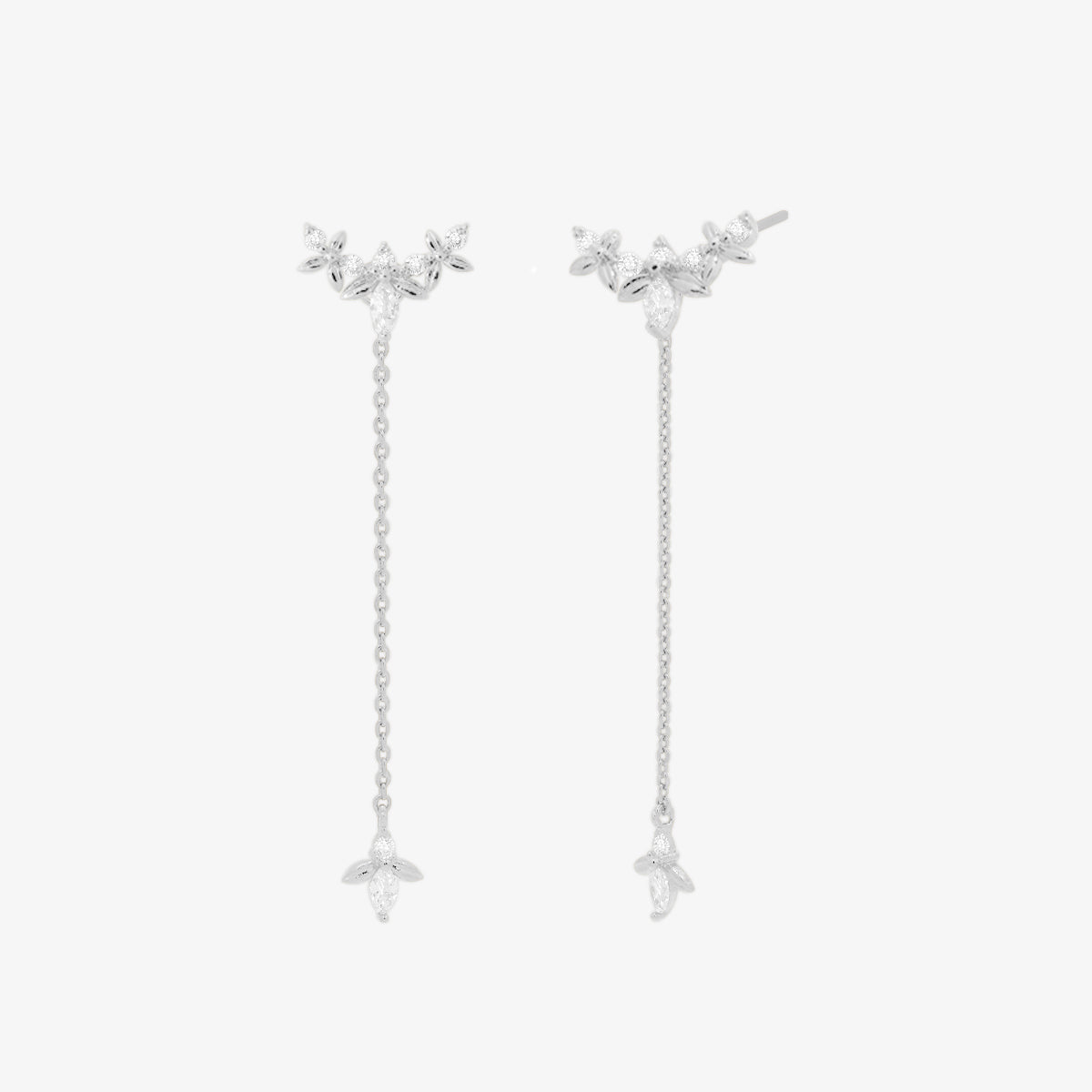 Wing drop earrings