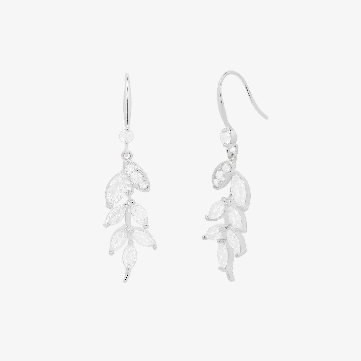 Vine drop hook earrings