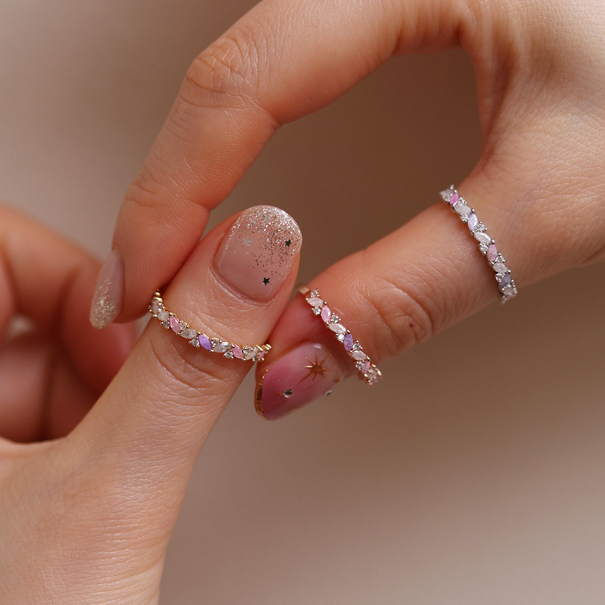 Colourful Cubic Ring