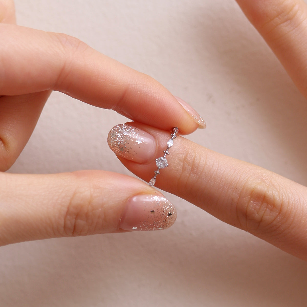 Little Cubic Ring crafted with premium materials, featuring a sleek cubic design that adds modern elegance to any outfit.