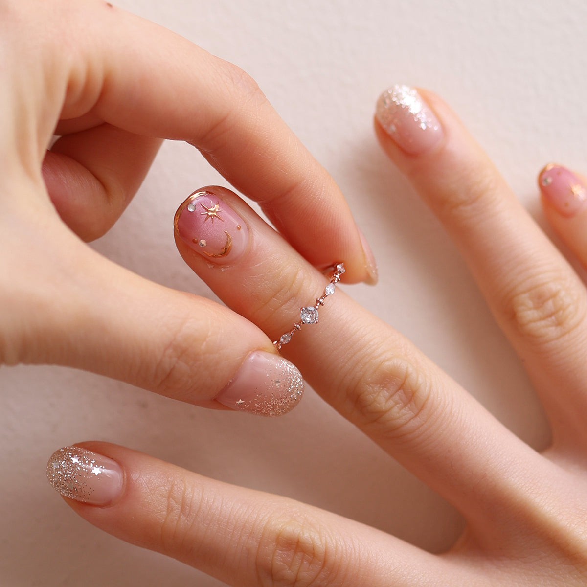 Little Cubic Ring crafted with premium materials, featuring a sleek cubic design that adds modern elegance to any outfit.