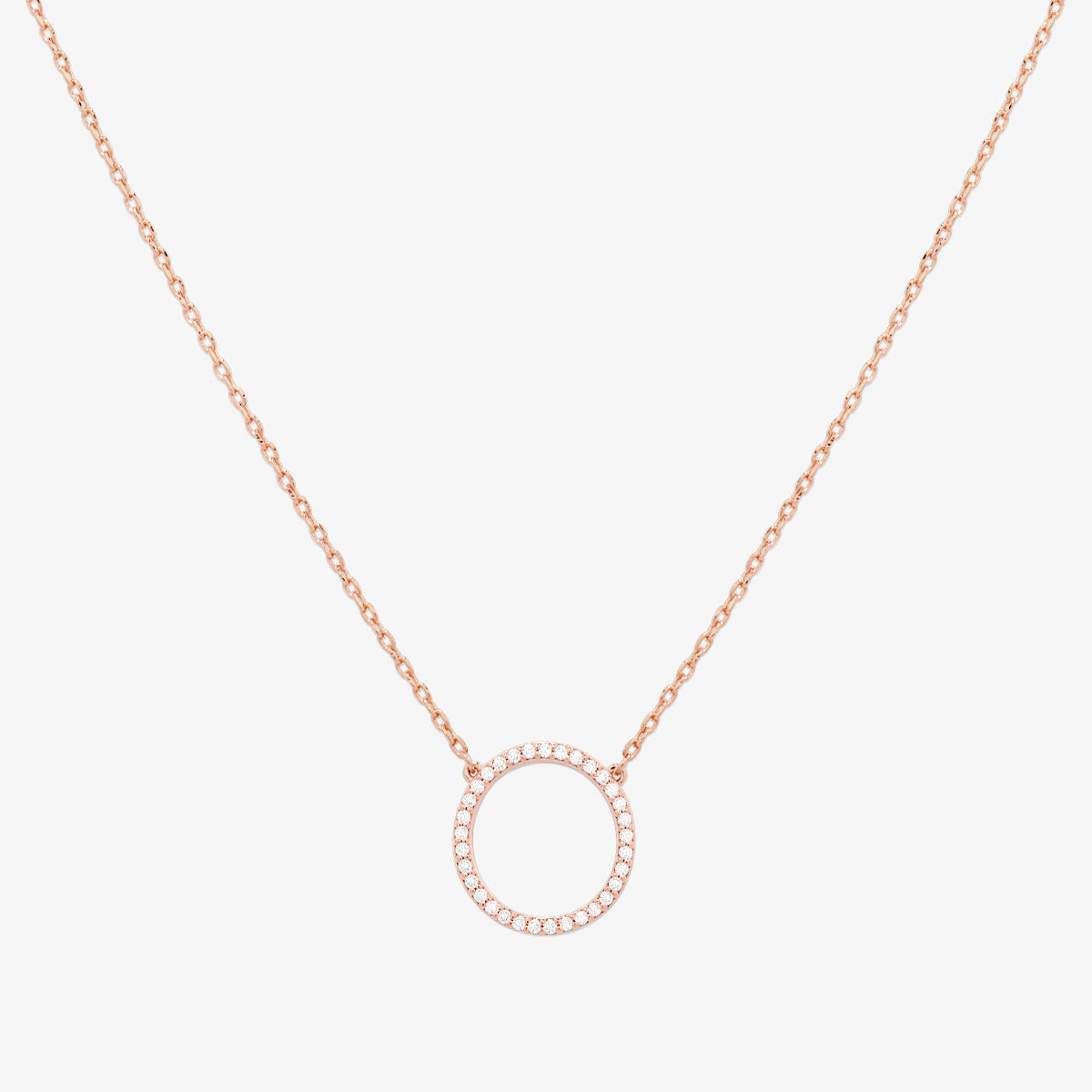 Cubic circle necklace