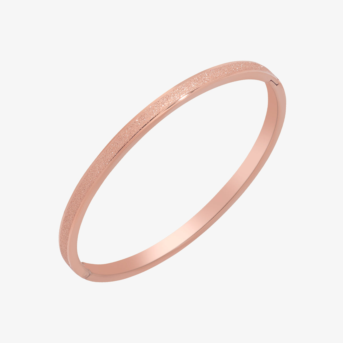 Delicate Thin Glitter Bangle featuring a subtle glitter finish for a touch of sparkle, crafted for minimalist elegance and all-day comfort—perfect worn alone or stacked.