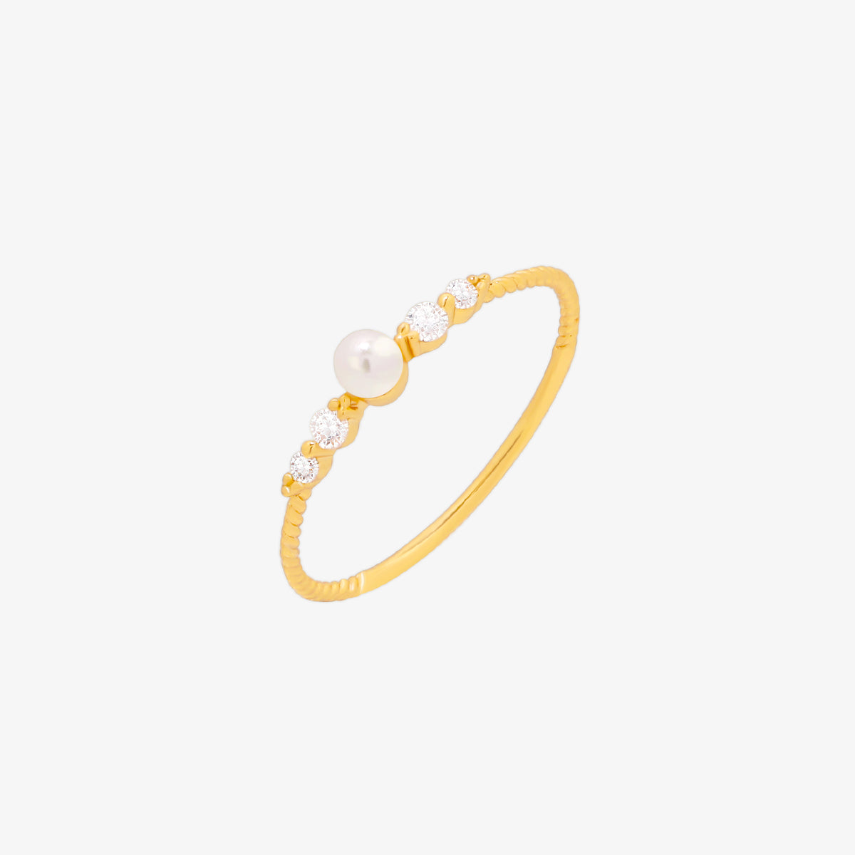 Pearl Cubic Ring featuring high-quality freshwater pearls in a unique cubic design, offering timeless elegance and sophisticated style for any occasion.