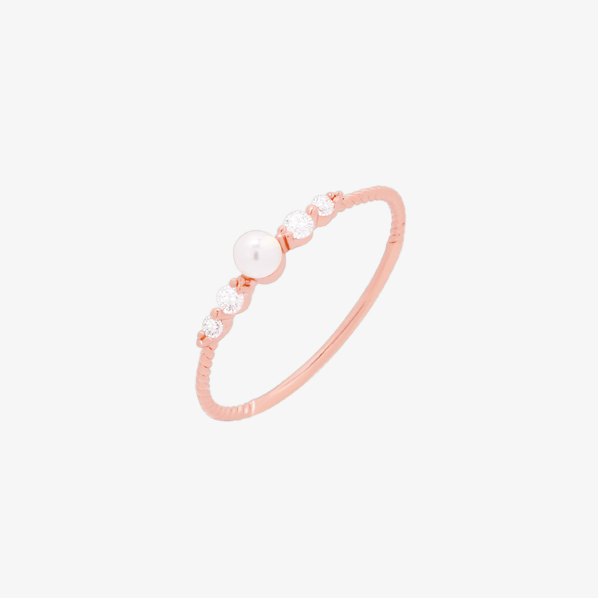 Pearl Cubic Ring featuring high-quality freshwater pearls in a unique cubic design, offering timeless elegance and sophisticated style for any occasion.