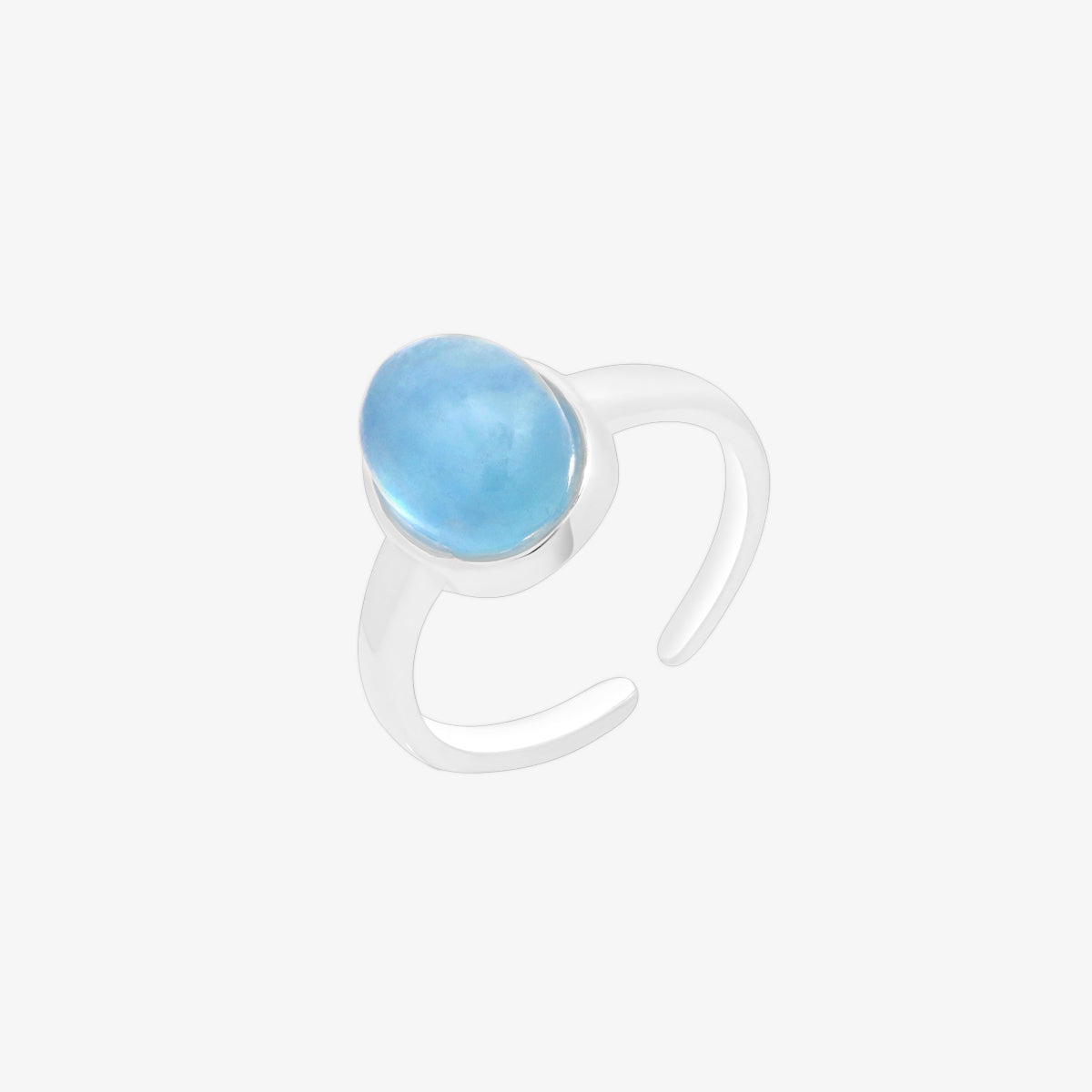 Blue Gemstone Ring featuring a stunning blue gemstone, handcrafted with precision, adding a pop of colour to any outfit and perfect for any occasion.