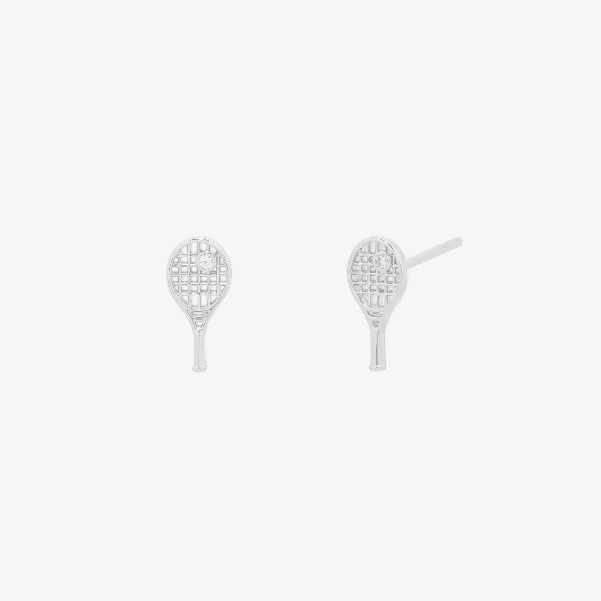 Tennis Racket Earrings crafted with intricate detail, blending sporty charm and refined elegance—perfect for tennis lovers and stylish everyday wear.